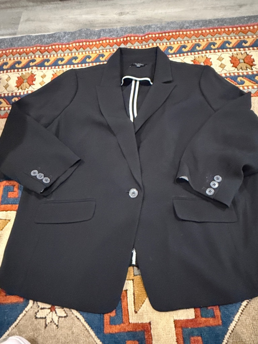 Talbots Black Single-Button Women's Blazer